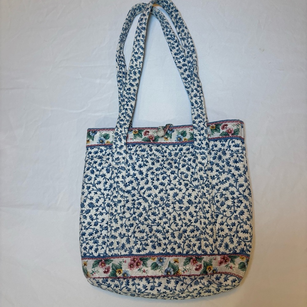 Vera Bradley Blue and White Floral Tote